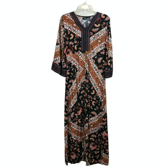 clarice draped maxi dress Off-Shoulder Maxi Dress with Crystal and Pearl Embellishments